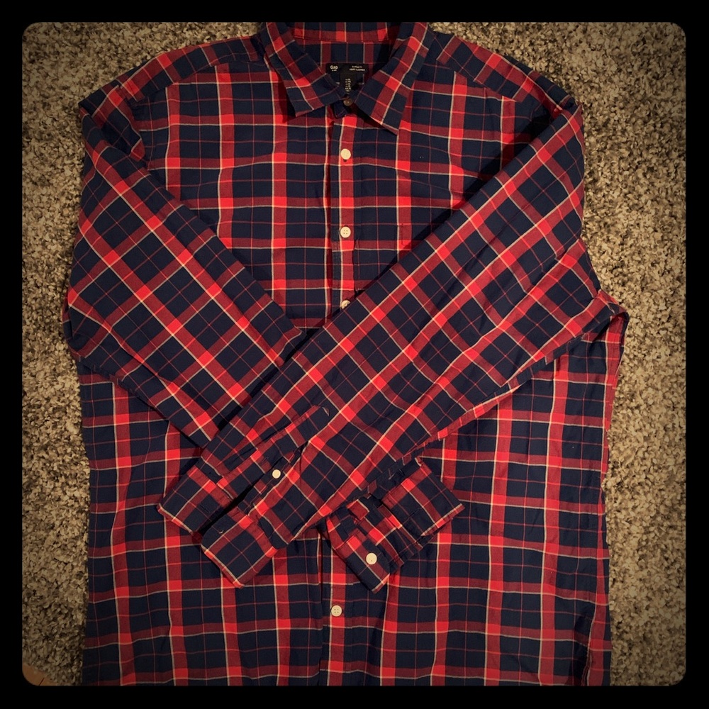 GAP checkered shirt